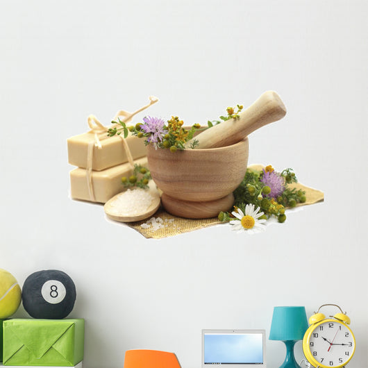 Herbal Treatment Chamomile Tutsan Wall Decal
