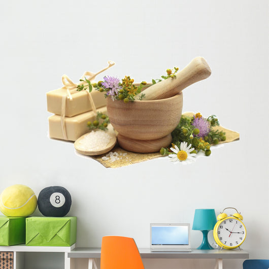 Herbal Treatment Chamomile Tutsan Wall Decal