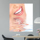 Smile and Teeth Over Water Abstract Wall Decal