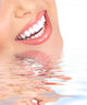 Smile and Teeth Over Water Abstract Wall Decal