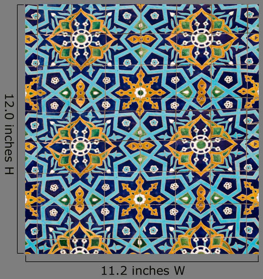 Oriental Pattern Tiles Wall Decal