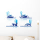 Abstract Architectural Compositions Wall Stickers Wall Decal