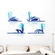 Abstract Architectural Compositions Wall Stickers Wall Decal