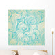 Retro Swirls Seamless Pattern Wall Decal