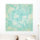 Retro Swirls Seamless Pattern Wall Decal