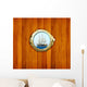 Brass Portholes with to Wall Decal