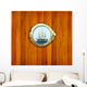 Brass Portholes with to Wall Decal
