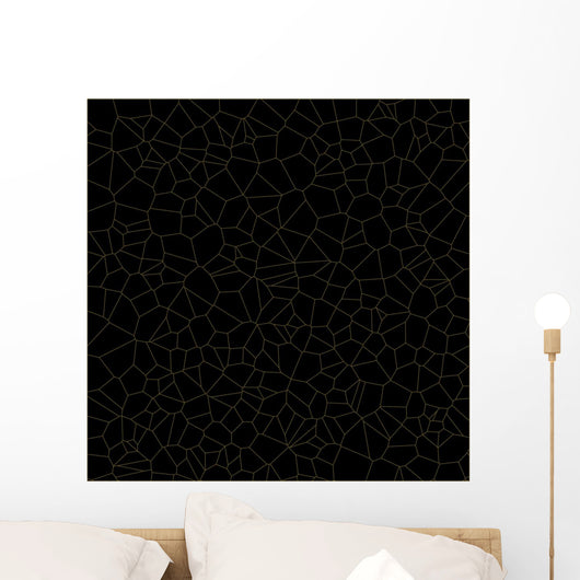 Seamless Black Pattern Wall Decal