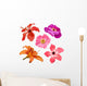 Flowers Vector Set Wall Decal