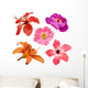 Flowers Vector Set Wall Decal
