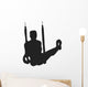 Gymnaste Anneaux Wall Decal