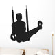 Gymnaste Anneaux Wall Decal