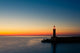 dusk lighthouse Wall Mural