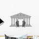 Two Titans and Temple Wall Decal