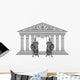 Two Titans and Temple Wall Decal