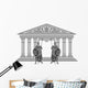Two Titans and Temple Wall Decal