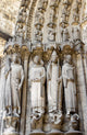 Gothic Saints Sculptures Chartres Wall Decal