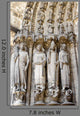 Gothic Saints Sculptures Chartres Wall Decal