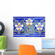 Lisbon Floral Azulejos Wall Decal