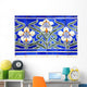 Lisbon Floral Azulejos Wall Decal