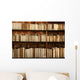 Bookcase with Old Books Wall Decal