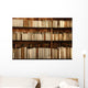 Bookcase with Old Books Wall Decal