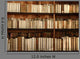 Bookcase with Old Books Wall Decal