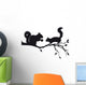 Squirrels Tree Branch Vector Wall Decal
