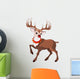 Beautiful Cartoon Reindeer Rudolf Wall Decal