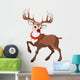 Beautiful Cartoon Reindeer Rudolf Wall Decal