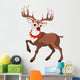 Beautiful Cartoon Reindeer Rudolf Wall Decal