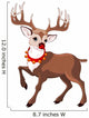 Beautiful Cartoon Reindeer Rudolf Wall Decal