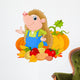 Hedgehog with Harvest Wall Decal