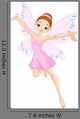 Cute Pink Fairy Wall Decal