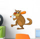Cartoon Character Beaver Wall Decal