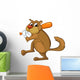 Cartoon Character Beaver Wall Decal