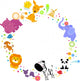Cirlce of Animals - Baby Wall Decal