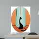 Cat and Sausages Wall Decal