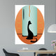 Cat and Sausages Wall Decal