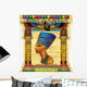 Queen Nefertiti Egyptian Papyrus Wall Decal