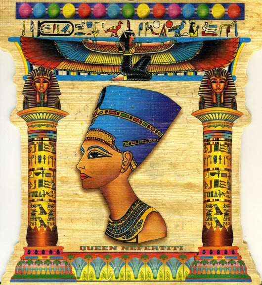 Queen Nefertiti Egyptian Papyrus Wall Decal