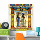 Isis and Nefertari Egyptian Papyrus Wall Decal