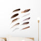 Ten Feathers from Different Wall Decal