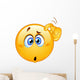 Confused Emoticon Wall Decal