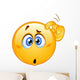 Confused Emoticon Wall Decal