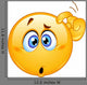 Confused Emoticon Wall Decal