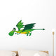 Flying Cartoon Dragon Wall Decal