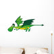 Flying Cartoon Dragon Wall Decal