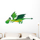 Flying Cartoon Dragon Wall Decal