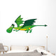 Flying Cartoon Dragon Wall Decal